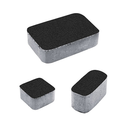 Тротуарная плитка КЛАССИКО - Гранит Черный, комплект из 3 видов плит