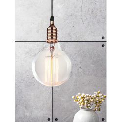 PL13 E27 - 4 RG Подсветка ЭРА Накладной, цоколь Е27, провод 1 м, цвет розовое золото