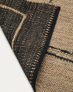 Ковер Velira из джута с графическим рисунком 200 x 300 см