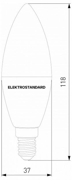 Лампа светодиодная с управлением через Wi-Fi Elektrostandard Умная лампа Свеча E14 7Вт 3300-6500K BLE2779