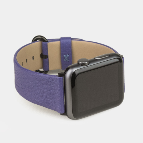 Ремешок для Apple Watch 40/41/42 mm из кожи теленка, цвета сирень