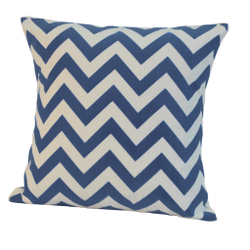 Подушка декоративная 40x40 Casual Avenue Chevron синяя