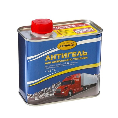 Антигель для диз. двиг. 500 мл. (жест. тара) (250-500 л.) Астрохим Ас-122