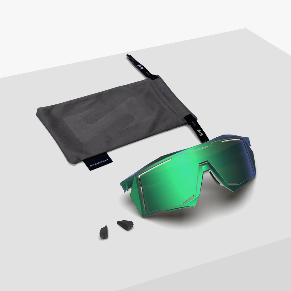 Спортивные очки c диоптриями Scicon Aerostorm Multi Mirror Green