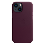 Кожаный чехол с поддержкой MagSafe Apple Leather Case для iPhone 13 mini, Dark Cherry (Темная вишня)