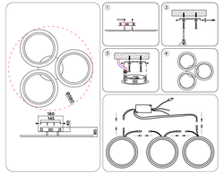 Ambrella Потолочный светодиодный светильник с пультом Original FA4052