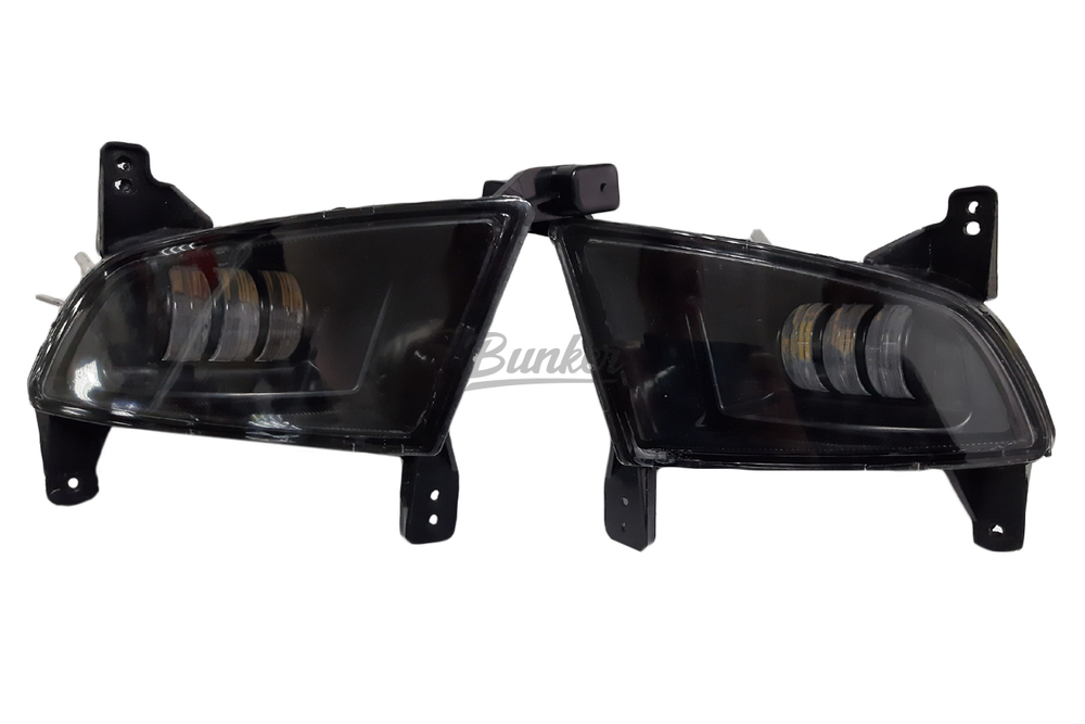 Противотуманные фары Лада Приора рестайлинг, треугольный 30W, граница