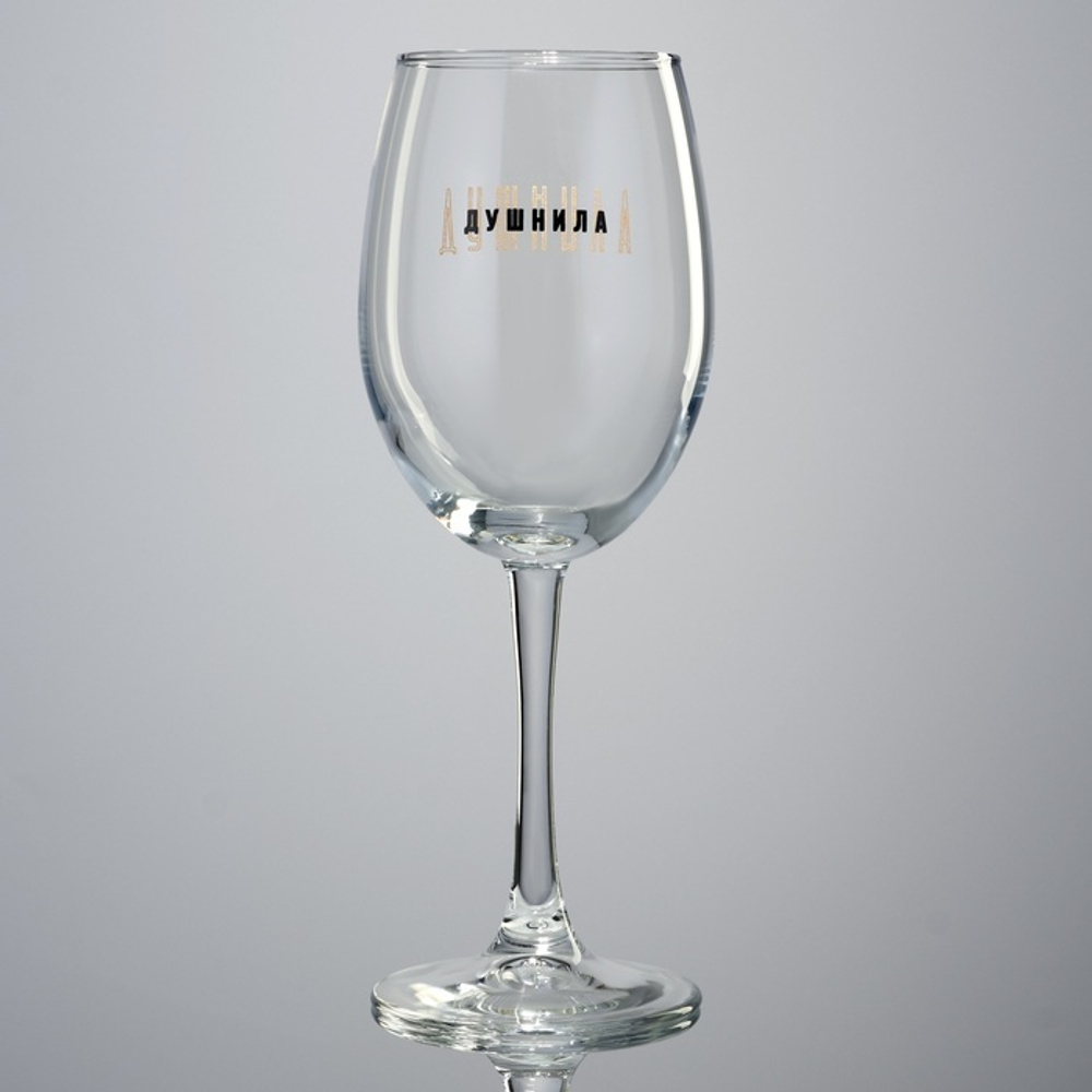 Бокал для вина с надписью «Душнила», 360 мл