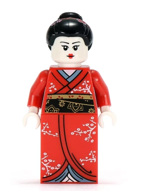 LEGO Minifigures 8804 4 серия ЛЕГО Девочка в кимоно