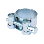 ХОМУТ ШАРНИРНЫЙ СТРОЙБАТ БЕЛЫЙ ЦИНК 32-35ММ 2ШТ