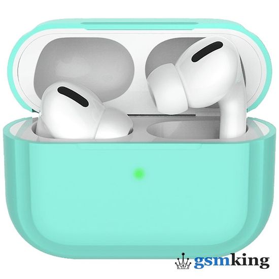 Deppa Silicone Case for AirPods Pro 1 & 2 Teal (Бирюзовый)