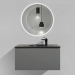 Тумба с раковиной Black&White Universe 90 см U918.900-3 misty grey
