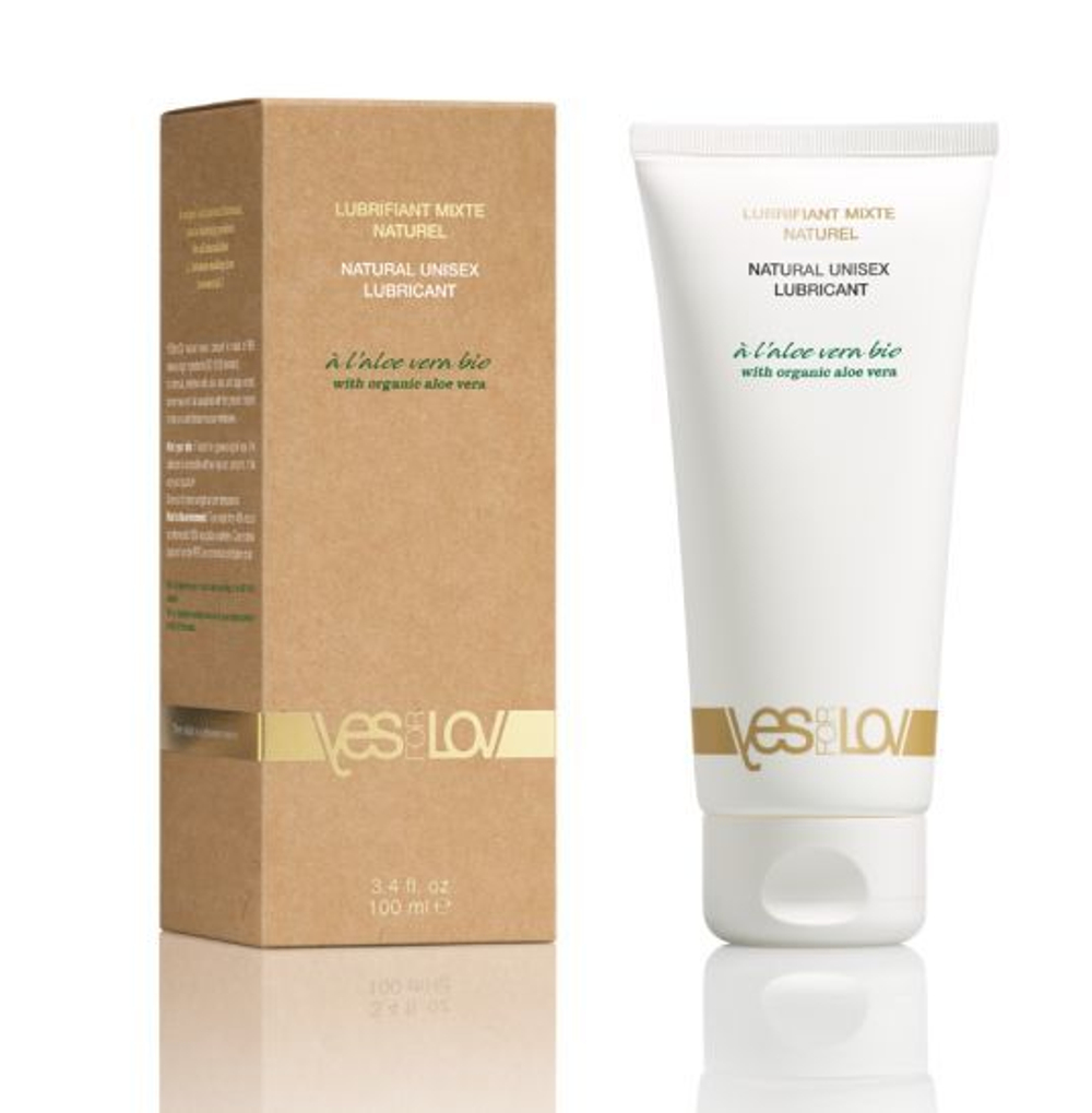 Смазка на водной основе YESforLOV Natural Unisex, 100 мл, с алоэ