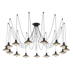 Citilux Эдисон CL451152 Люстра паук Венге