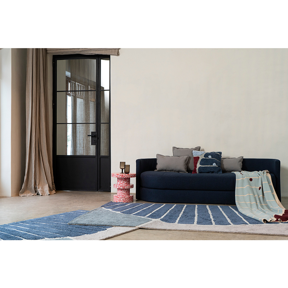 Ковер из хлопка 120х180см Tkano Terra Tea plantation серый