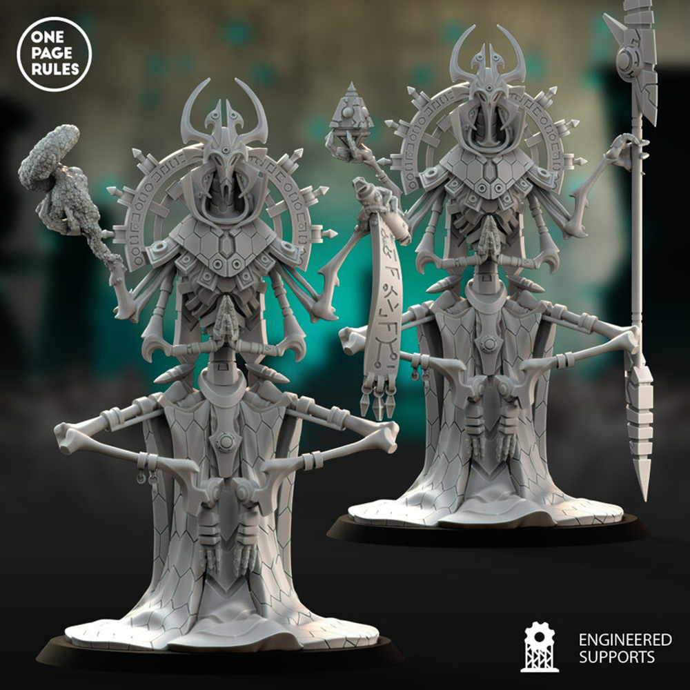 Xenos Armies Necrons Cryptek Chronomancer 1 шт. миниатюра для dnd, днд, pathfinder, фентези, Настольная игра, НРИ, Варгейм, РПГ