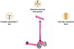 Самокат Globber Primo Lights розовый