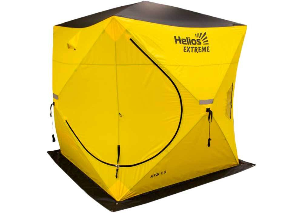 Палатка зимняя Куб EXTREME 1,8х1,8 Helios V2.0 (широкий вход)