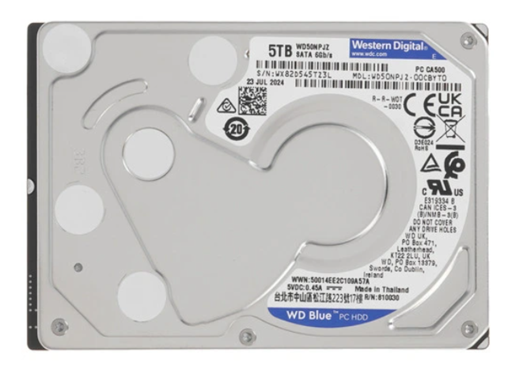 Жесткий диск Western Digital WD Blue Mobile 5 ТБ 2,5″ (WD50NPJZ)