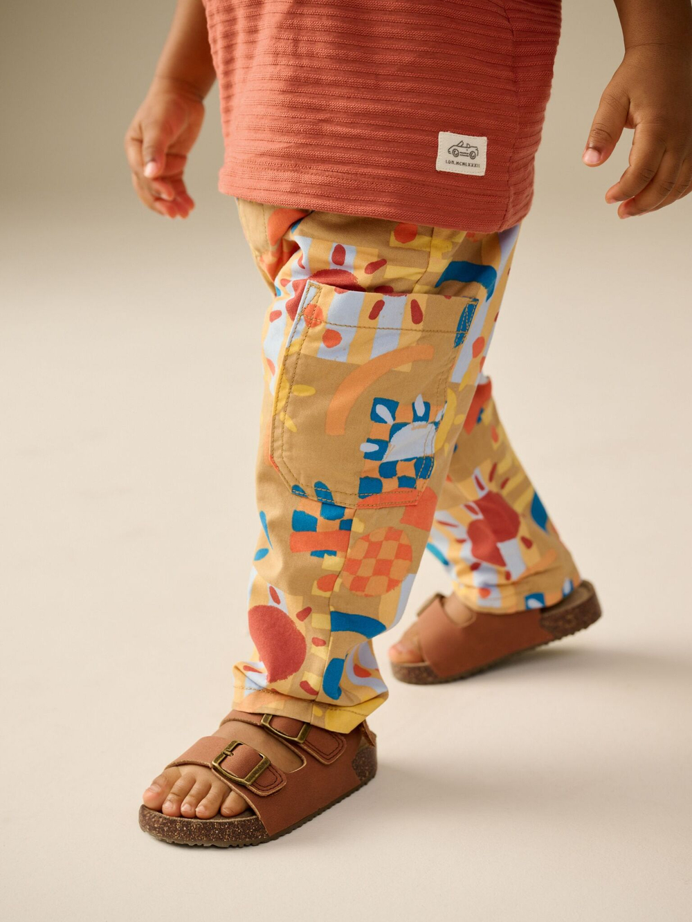 Брюки для мальчика Next E82-341, Желтый