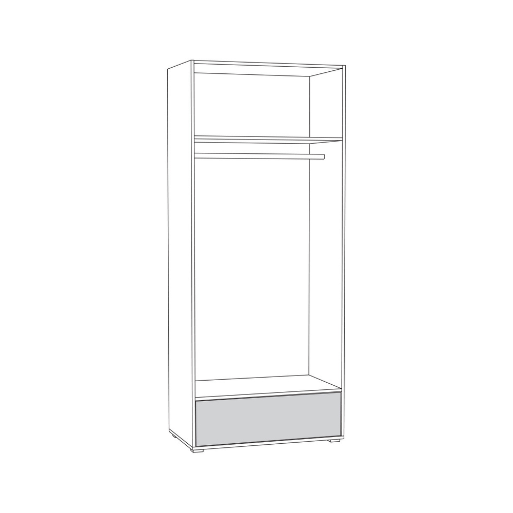 Вуди Шкаф для одежды 13.138