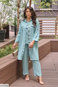 Костюм тройка FI-2783 Фабрика Моды