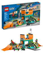 Конструктор лего сити Городской скейт-парк 60364 | LEGO City Street Skate Park | модульный скейт-парк 454 детали | 6+