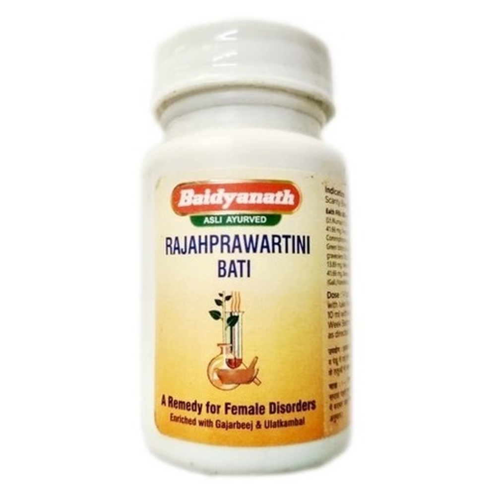 БАД Baidyanath Rajahprawartini Bati гормон. система женщин 300 мг 80 таб