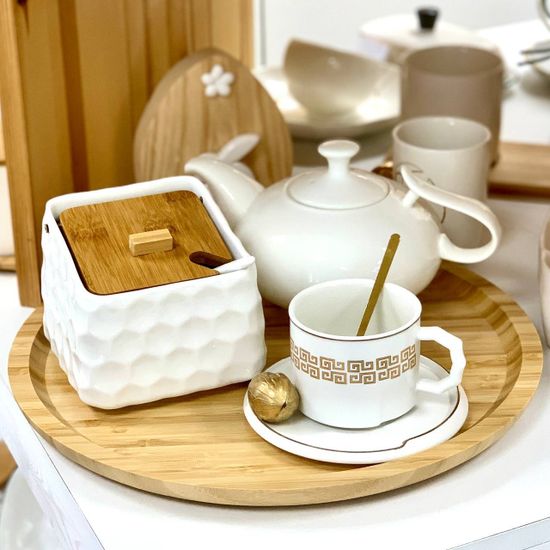 Блюдо для подачи, d=35 см, бамбук