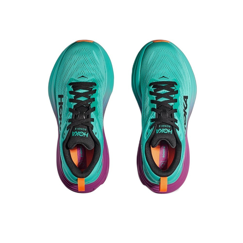 Кроссовки женские HOKA W BONDI 8 Electric Aqua / Black