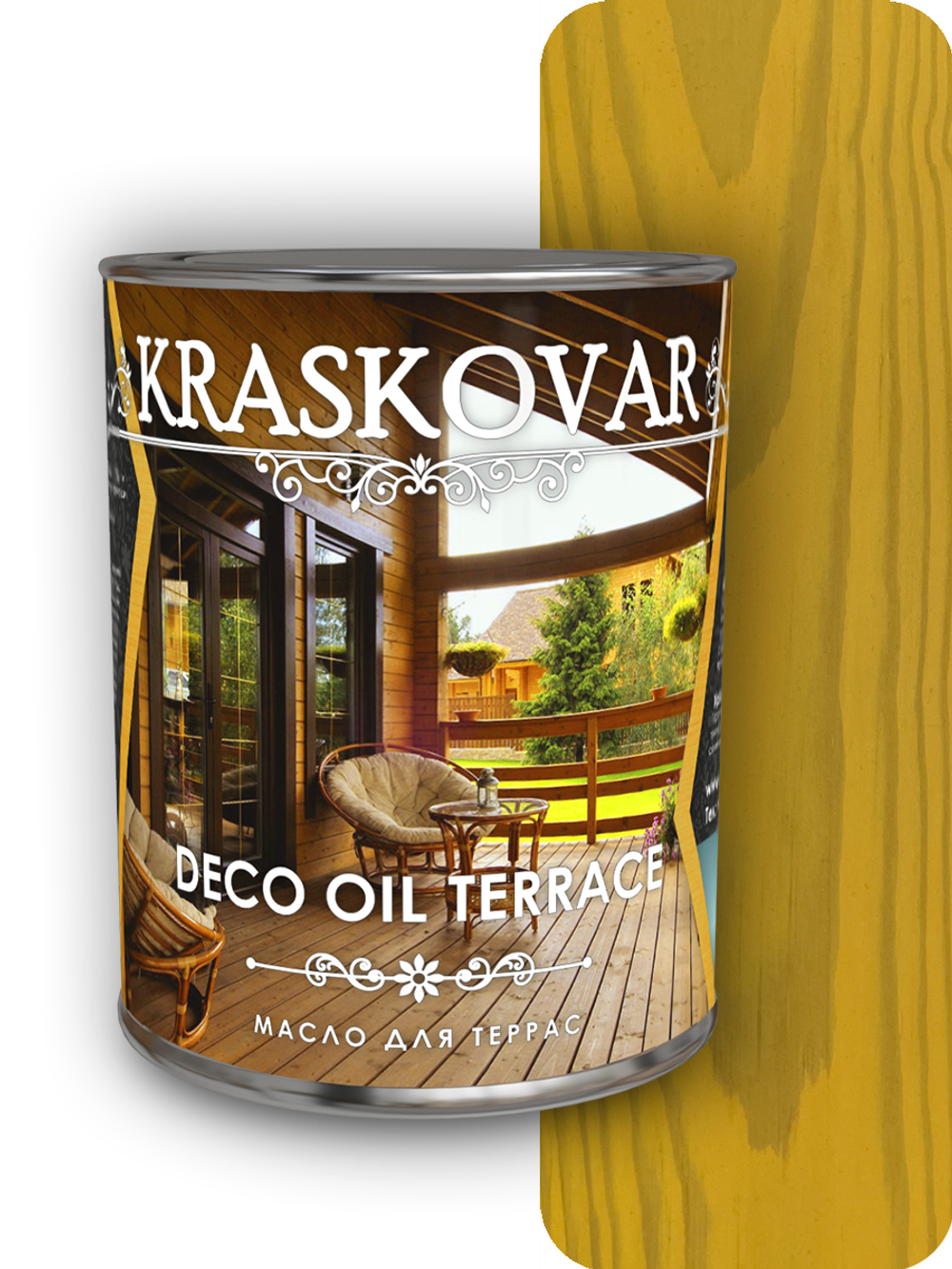 Масло для террас Kraskovar Deco Oil Terrace сочная дыня