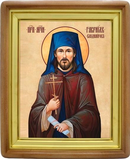 Гавриил Владимиров преподобномученик. Икона на холсте.