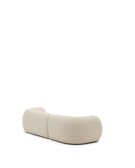 Модульный диван Martina 3-местный с правым шезлонгом, цвет экрю, 287 см