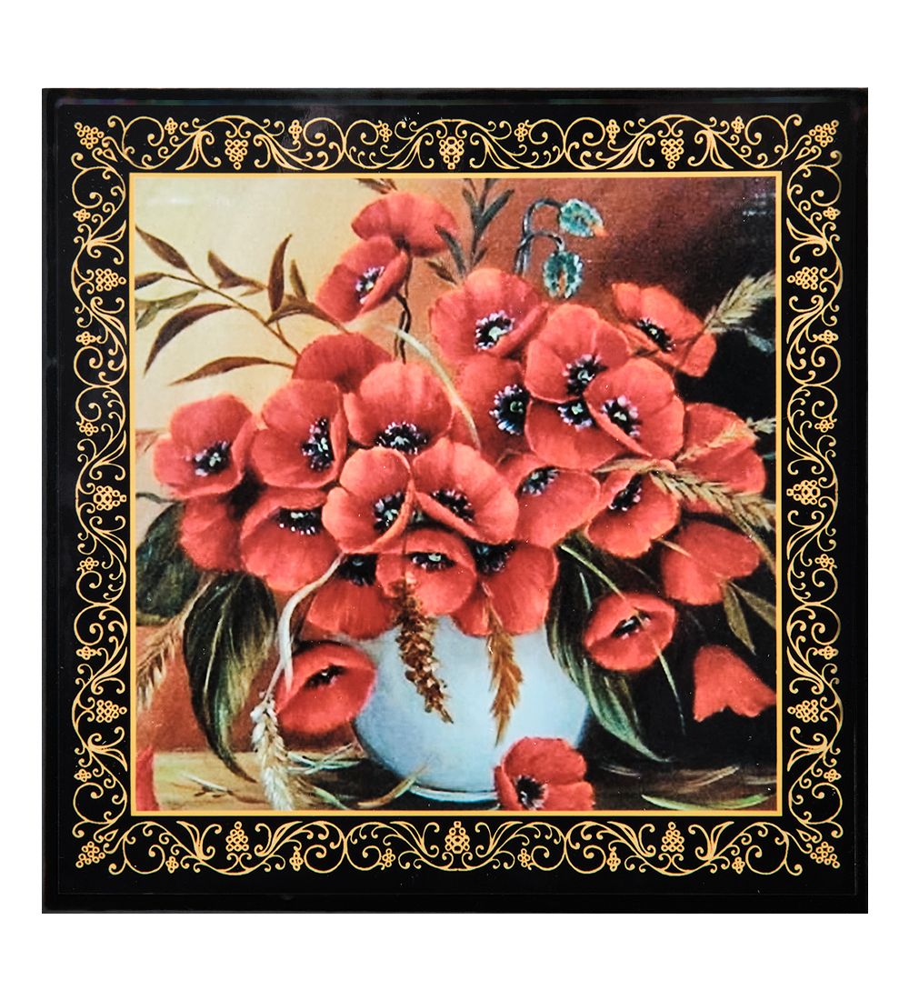 Народные промыслы ШК-11/ 7-H Шкатулка в технике декупаж (16х16х5)