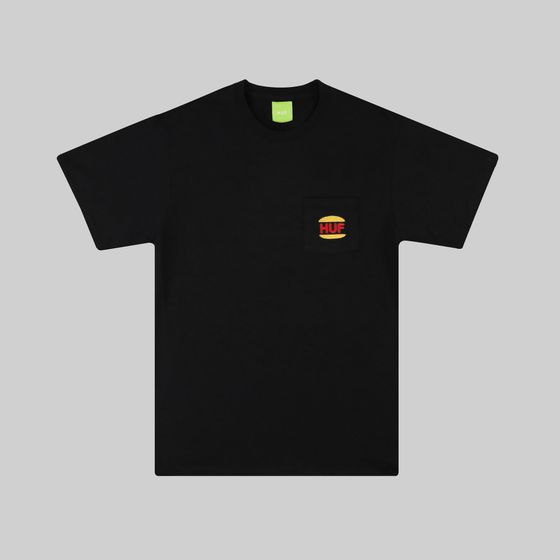 Футболка мужская HUF Regal Pocket артикул:TS01663-BLACK - купить в магазине Дайс