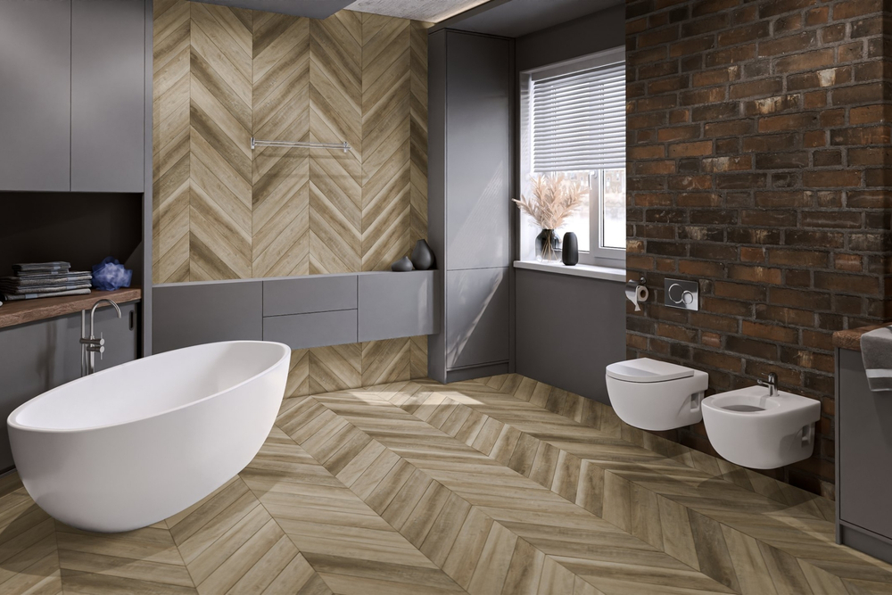 Кварц-винил LVT Damy Floor Chevron LVT 2.5 мм АМБУАЗ 3.048 м2