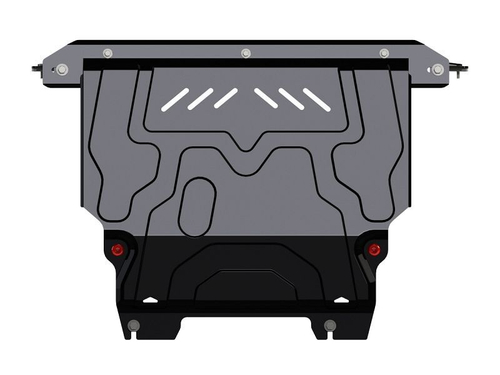 Защита картера и КПП Sheriff для Ford Fiesta (Mk6) 2008-2013 арт.08.2526