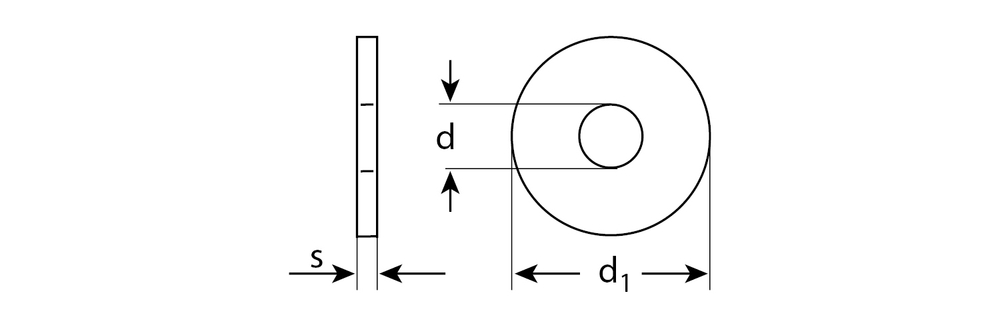 ЗУБР DIN 9021, 4 мм, цинк, 5 кг, кузовная шайба (303820-04)