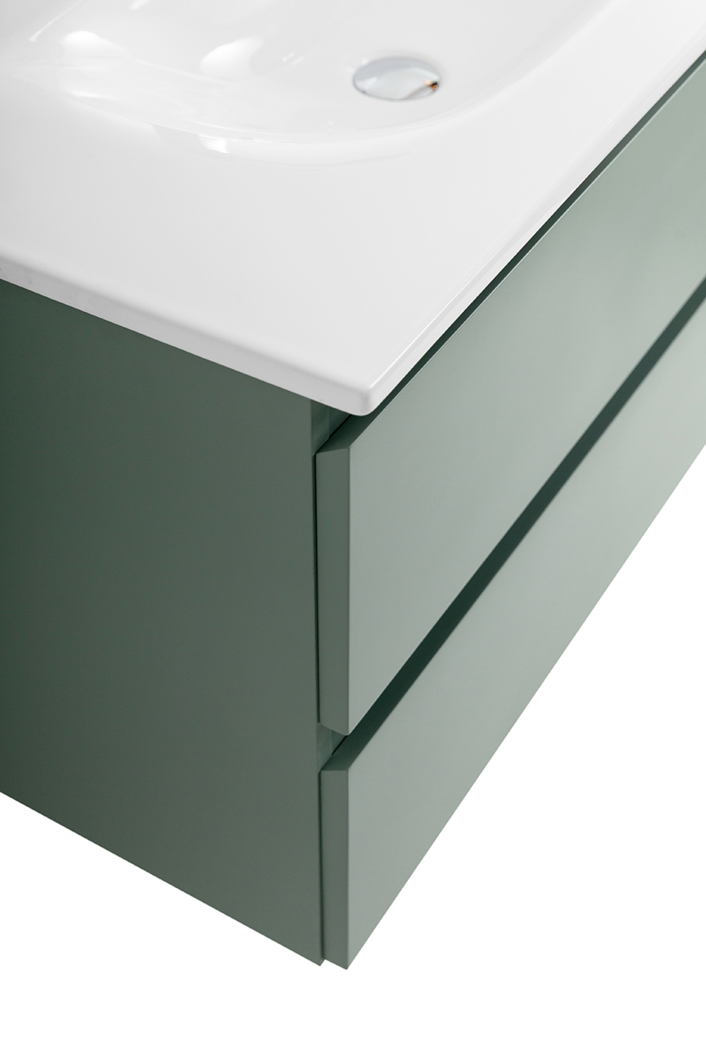 Тумба с раковиной подвесная BelBagno KRAFT-800-2C-SO-VO Еловый матовый, раковина белая BB-8099-80