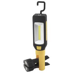 Светодиодный фонарь ЭРА Рабочие Практик RB-801 на батарейках магнит крючок прищепка вращающееся основание Soft-touch | Рабочие  фонари