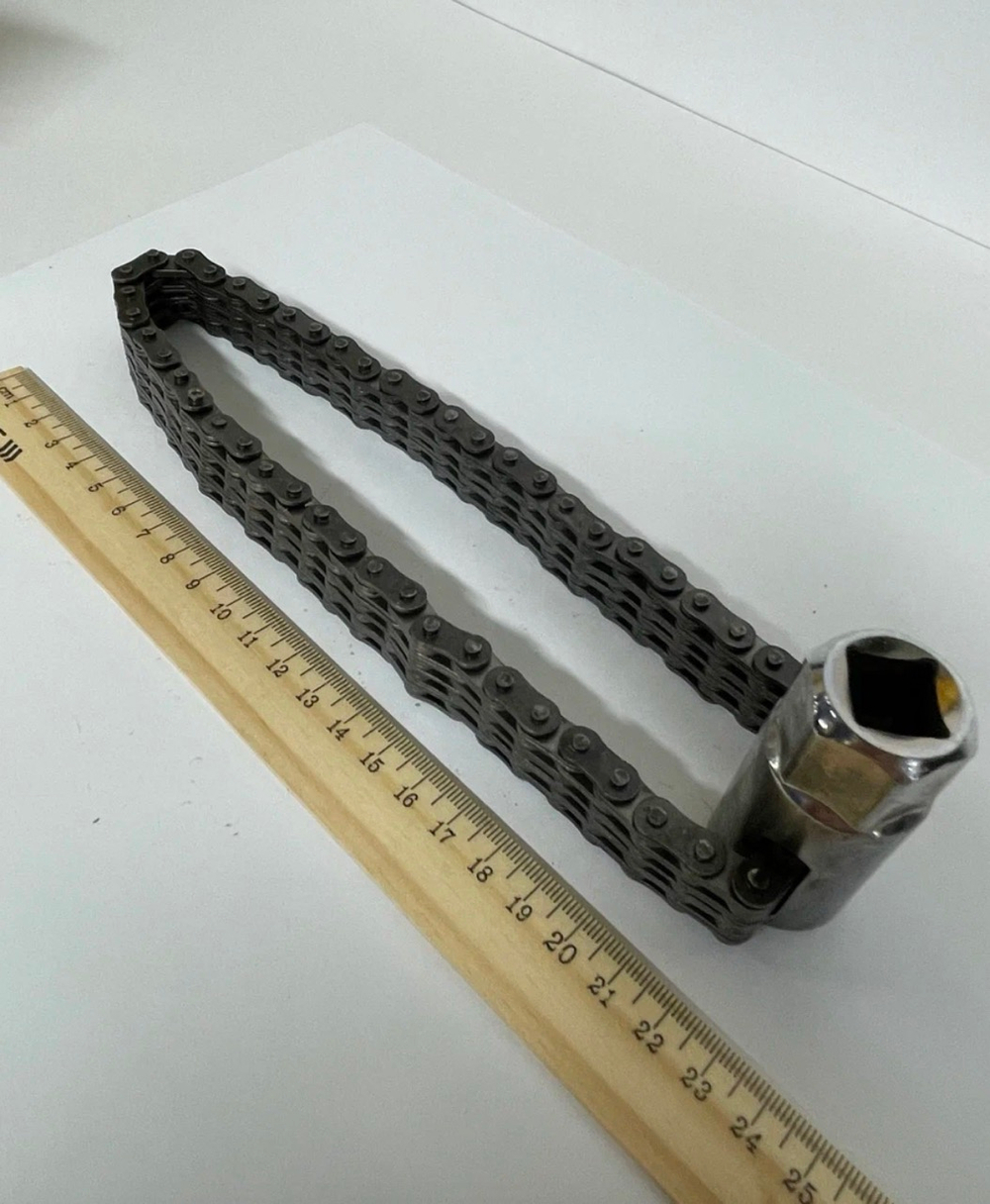 Съемник масляного фильтра цепной 21-120 мм, ключ масляного фильтра, DN723 (1 шт.)