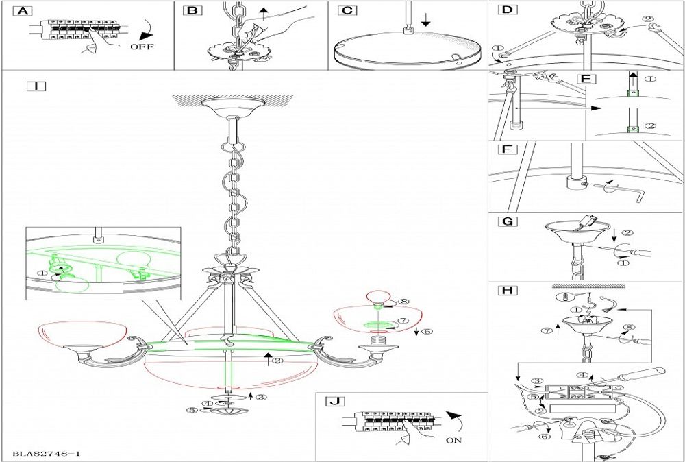 Подвесная люстра Eglo Savoy 82748