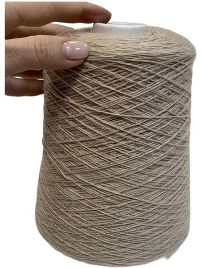 Пряжа на бобине (Италия) 70% кашемир 30% шелк 100г-750м. 375 г