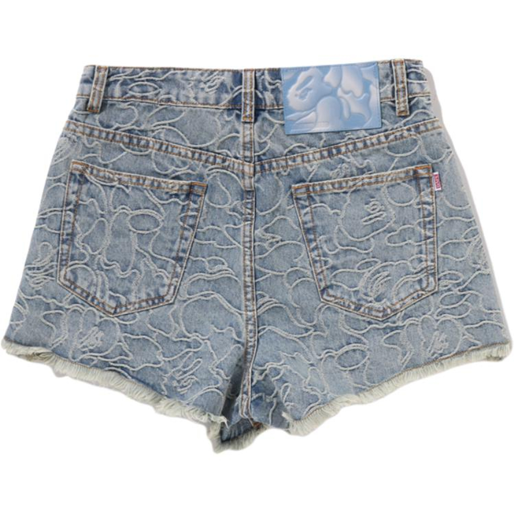 A Bathing Ape Bathing Ape Denim Шорты Cotton