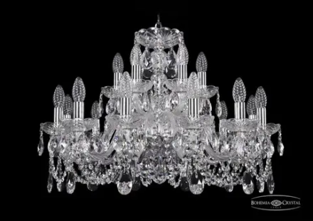 Подвесная люстра Bohemia Ivele 1402/12+6/240 Ni