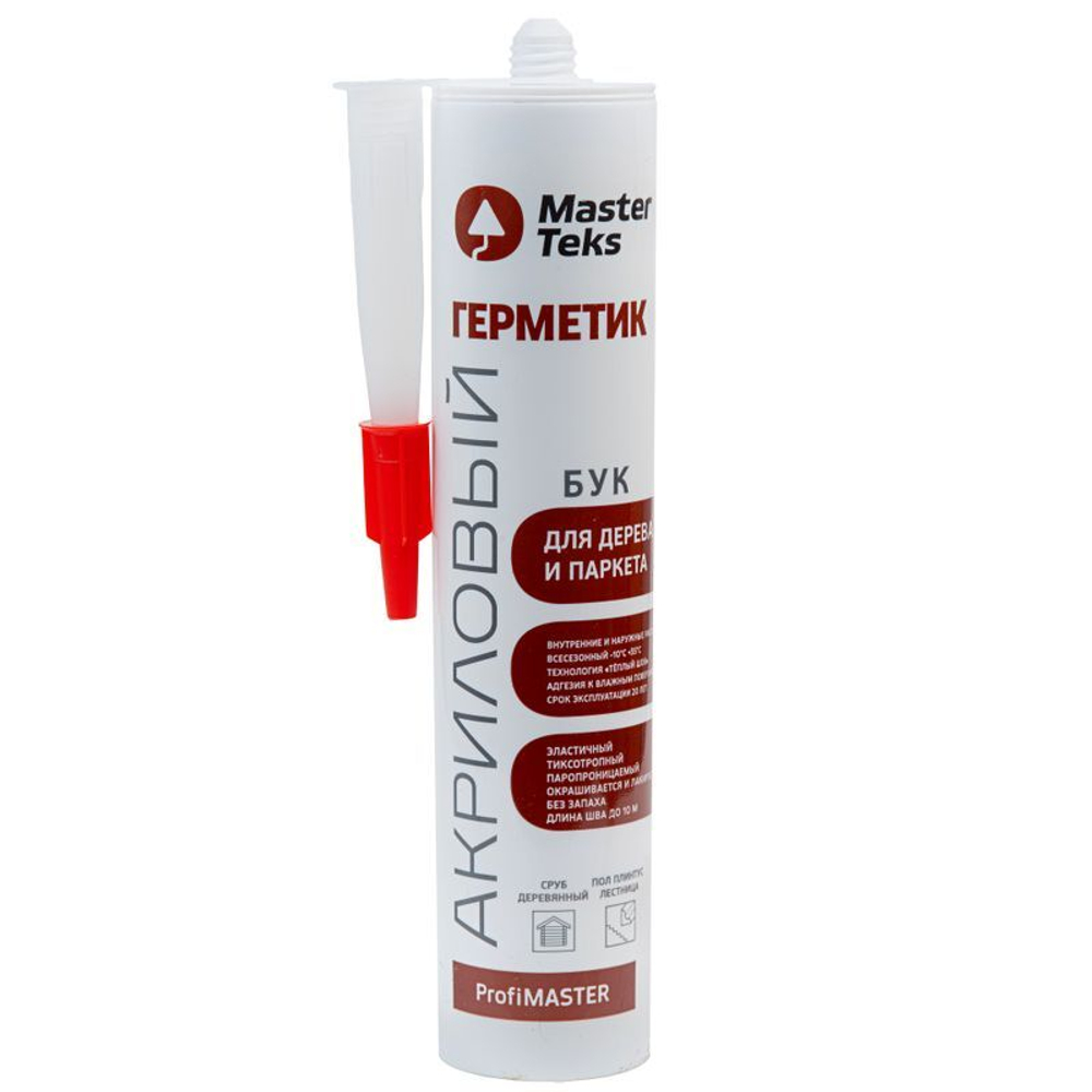Герметик для дерева и паркета MasterTeks бук 290 мл