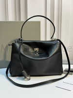 Сумка Balenciaga Rodeo кожаная черного цвета