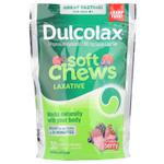 Dulcolax, Soft Chews, слабительное, для детей от 4 лет, ягодное ассорти, 30 жевательных таблеток