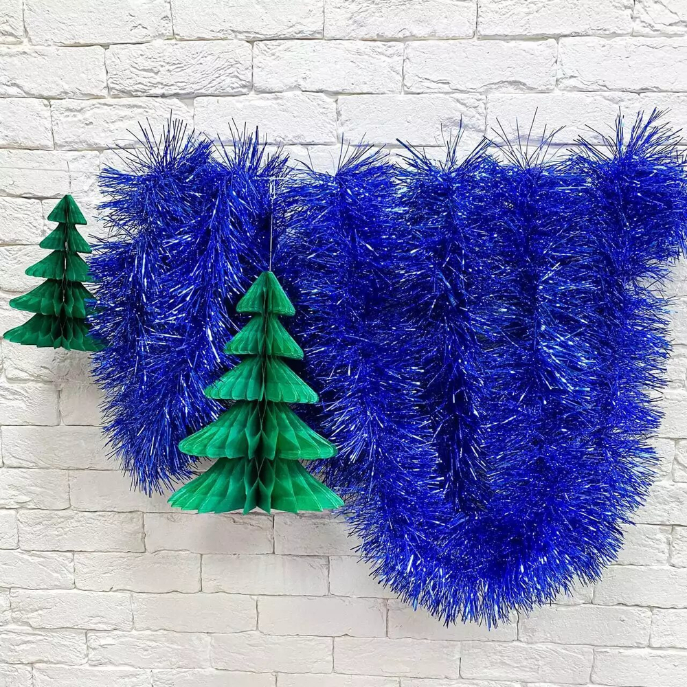 Мишура Синяя