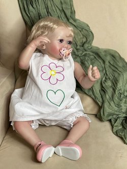 Кукла Реборн мягконабивная 60см в пакете (FA-833)